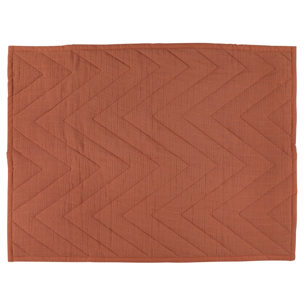 Couverture en coton | 75 x 100 cm - Bliss Rust